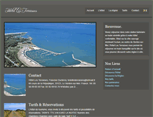 Tablet Screenshot of hotel-des-terrasses.com
